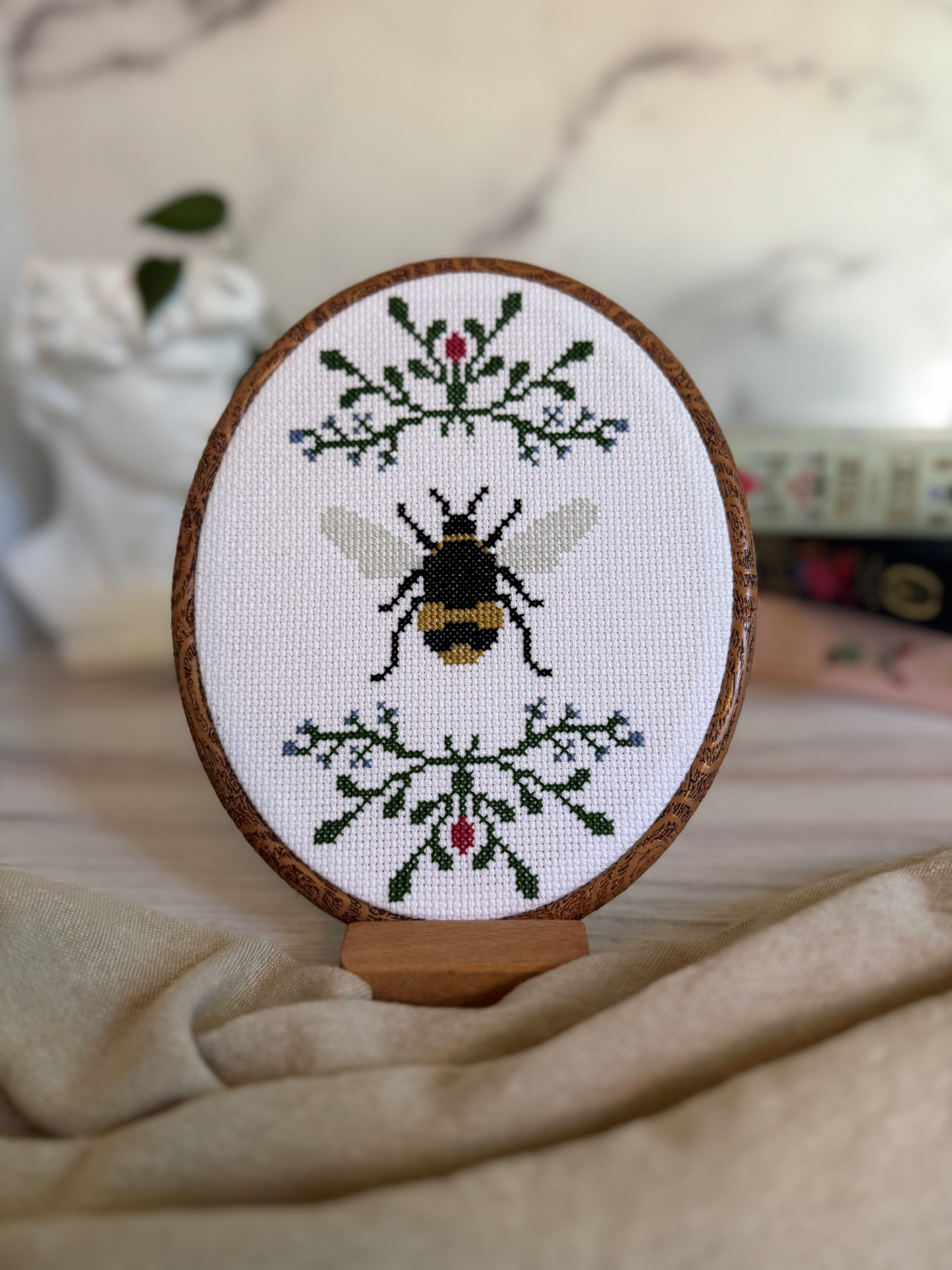 Queen Bee Cross Stitch Kit