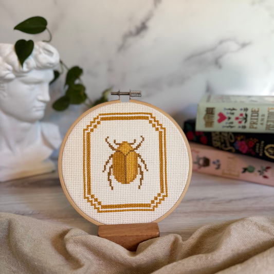 Sacred Scarab Cross Stitch Kit